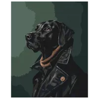 Pictură pe numere BrushMe Gentilom în palton BS53932 50 x 40 cm / Verticală