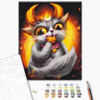 Картина по номерам BrushMe Котик Телец BS54080 50 x 40 см / Вертикальная photo 3