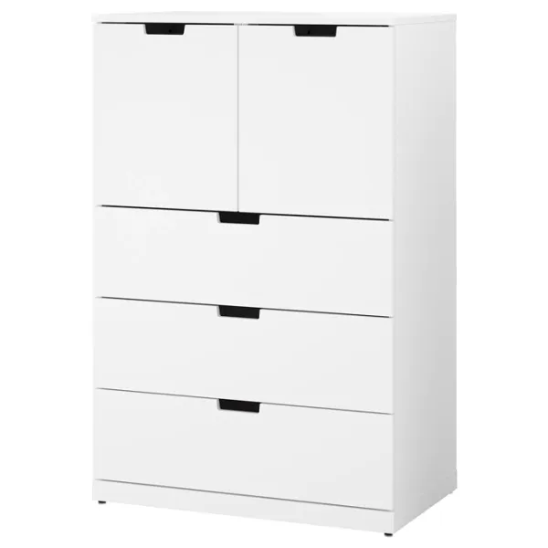 Комод Ikea Nordli 122 x 80 x 47см / МДФ / Белый photo 1