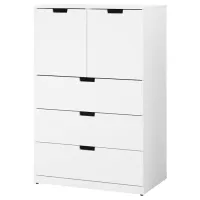Комод Ikea Nordli 122 x 80 x 47см / МДФ / Белый