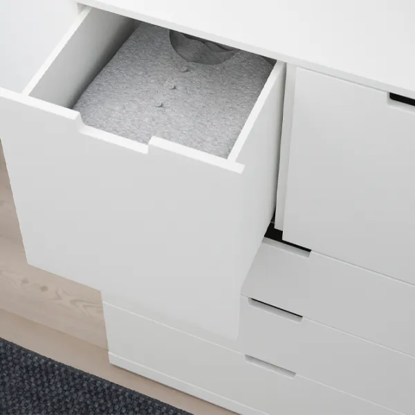 Комод Ikea Nordli 122 x 80 x 47см / МДФ / Белый photo 2