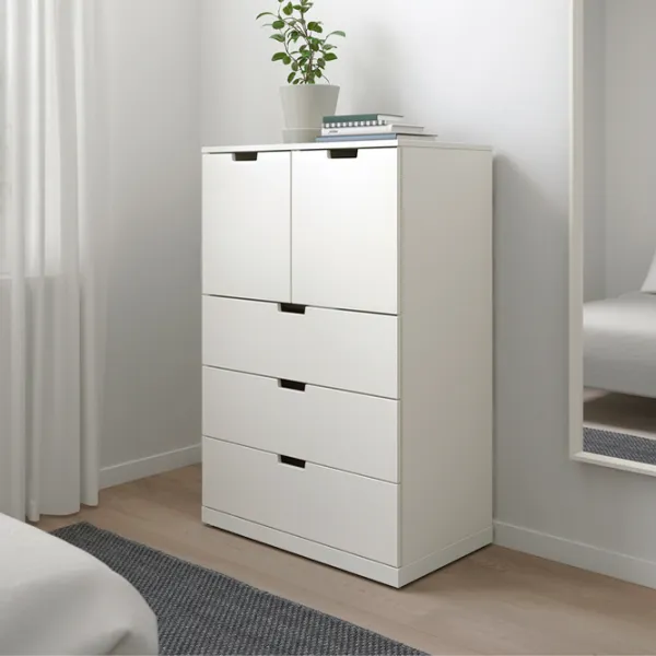 Комод Ikea Nordli 122 x 80 x 47см / МДФ / Белый photo 4