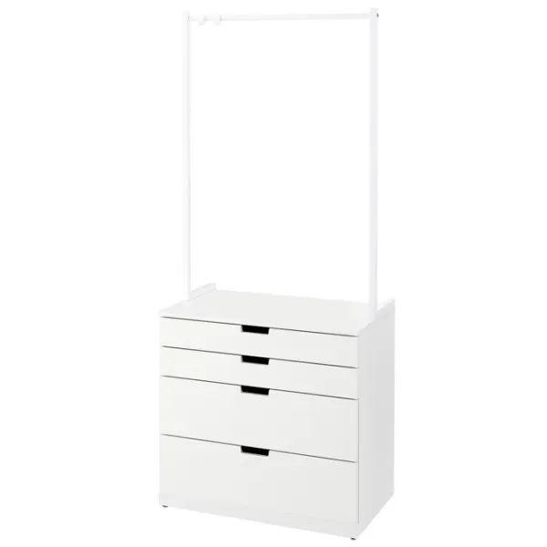 Comodă Ikea Nordli 192 x 80 x 47 / MDF / Alb photo 1