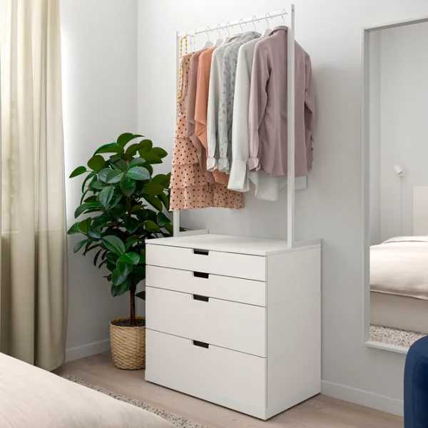 Comodă Ikea Nordli 192 x 80 x 47 / MDF / Alb photo 2