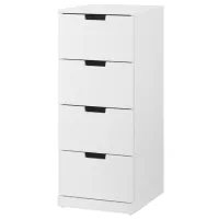 Комод Ikea Nordli 99 x 40 x 47см / МДФ / Белый