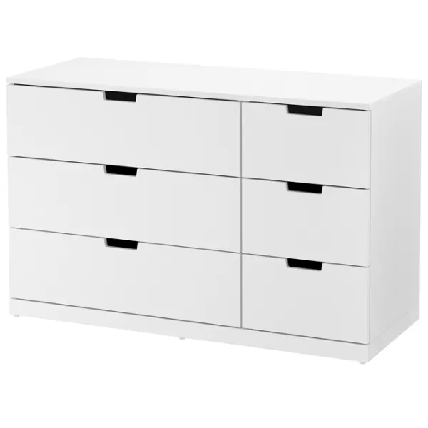 Комод Ikea Nordli 76 x 120 x 47см / МДФ / Белый photo 1