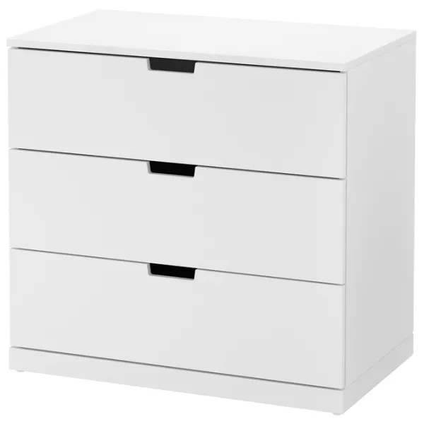 Комод Ikea Nordli 76 x 80 x 47см / МДФ / Белый photo 1