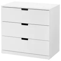 Комод Ikea Nordli 76 x 80 x 47см / МДФ / Белый