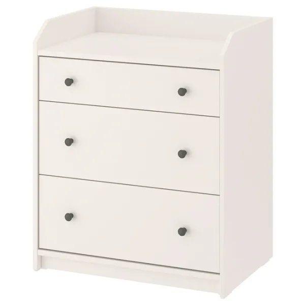 Comodă Ikea Hauga 84 x 70 x 46 / MDF / Alb photo 1 Comodă Ikea Hauga 84 x 70 x 46 / MDF / Alb photo 1
