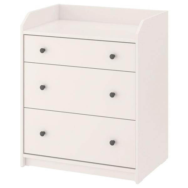 Comodă Ikea Hauga 84 x 70 x 46 / MDF / Alb photo 1 Comodă Ikea Hauga 84 x 70 x 46 / MDF / Alb photo 1
