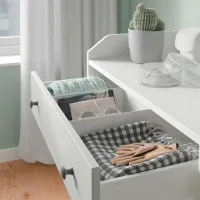 Комод Ikea Hauga 84 x 70 x 46см / МДФ / Белый photo 4