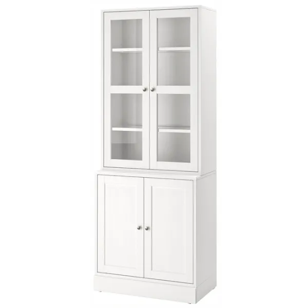 Kухонный шкаф Ikea Havsta White / Стекло photo 1 Kухонный шкаф Ikea Havsta White / Стекло photo 1