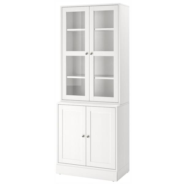 Kухонный шкаф Ikea Havsta White / Стекло photo 1 Kухонный шкаф Ikea Havsta White / Стекло photo 1
