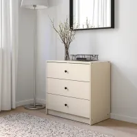 Комод Ikea Gursken 67 x 69 x 38см / МДФ / Светло бежевый photo 2