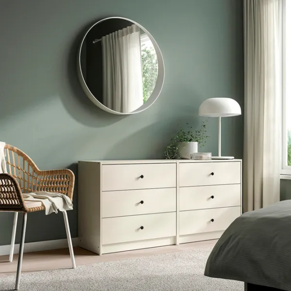 Comodă Ikea Gursken 67 x 69 x 38 / MDF / Bej deschis photo 5