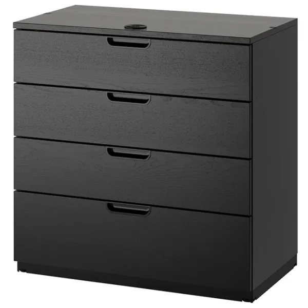 Комод Ikea GALANT 80 x 80 x 45см / МДФ / Чёрный ясень photo 1