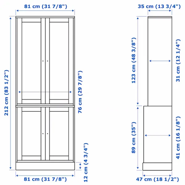 Kухонный шкаф Ikea Havsta White / Массив photo 5 Kухонный шкаф Ikea Havsta White / Массив photo 5