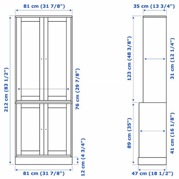 Kухонный шкаф Ikea Havsta White / Массив photo 5 Kухонный шкаф Ikea Havsta White / Массив photo 5
