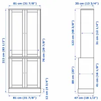 Dulap de bucătărie Ikea Havsta White / Masiv photo 5