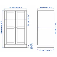 Dulap de bucătărie Ikea Havsta White / Sticlă photo 6