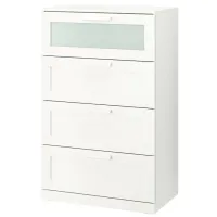 Комод Ikea Brimnes 124 x 78 x 46см / МДФ / Белый