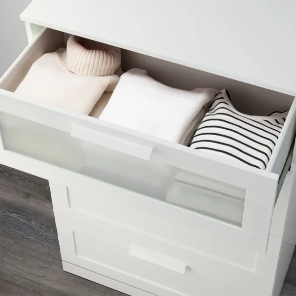 Комод Ikea Brimnes 124 x 78 x 46см / МДФ / Белый photo 3