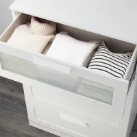 Comodă Ikea Brimnes 124 x 78 x 46 / MDF / Alb photo 3