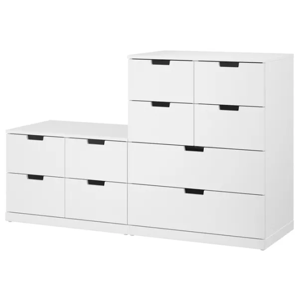Комод Ikea Nordli 99 x 160 x 47см / МДФ / Белый photo 1