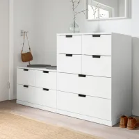 Комод Ikea Nordli 99 x 160 x 47см / МДФ / Белый photo 4