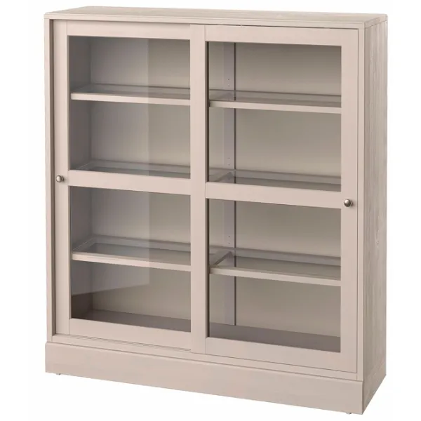 Kухонный шкаф Ikea Havsta Бежевый / Стекло photo 1