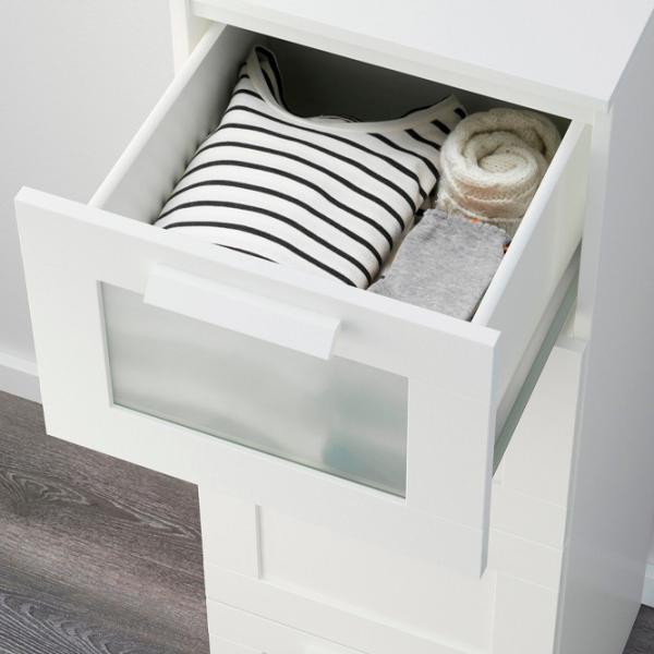 Комод Ikea Brimnes 124 x 39 x 46см / МДФ / Белый photo 2