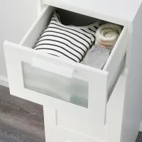 Comodă Ikea Brimnes 124 x 39 x 46 / MDF / Alb photo 2