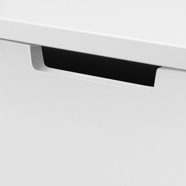 Comodă Ikea Nordli 145 x 120 x 47 / MDF / Alb photo 11