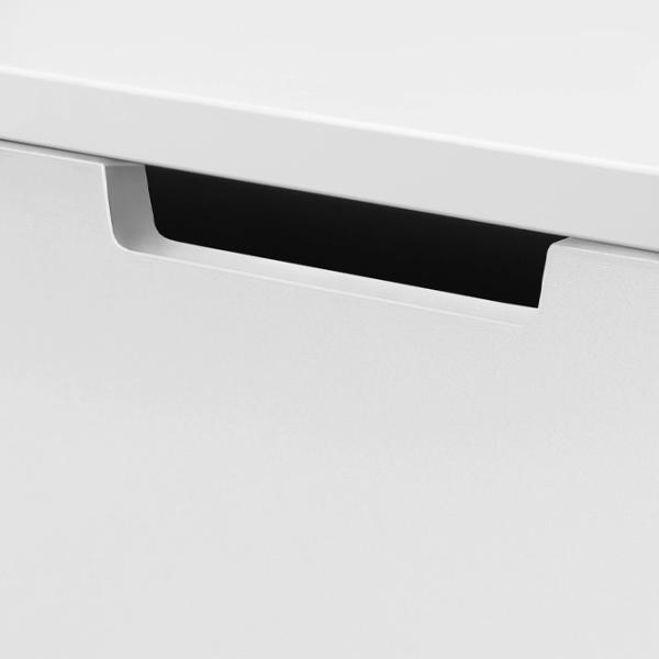 Comodă Ikea Nordli 145 x 160 x 47 / MDF / Alb photo 3