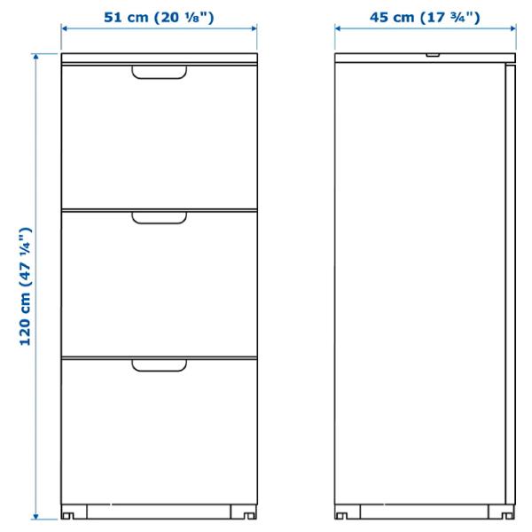 Комод Ikea GALANT 120 x 51 x 45см / ДСП / Белый photo 2