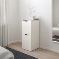 Comodă Ikea Nordli 99 x 40 x 47 / MDF / Alb photo 3