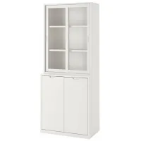 Kухонный шкаф Ikea Tonstad White / Стекло