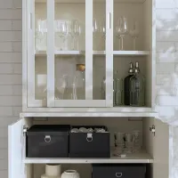 Dulap de bucătărie Ikea Tonstad White / Sticlă photo 5