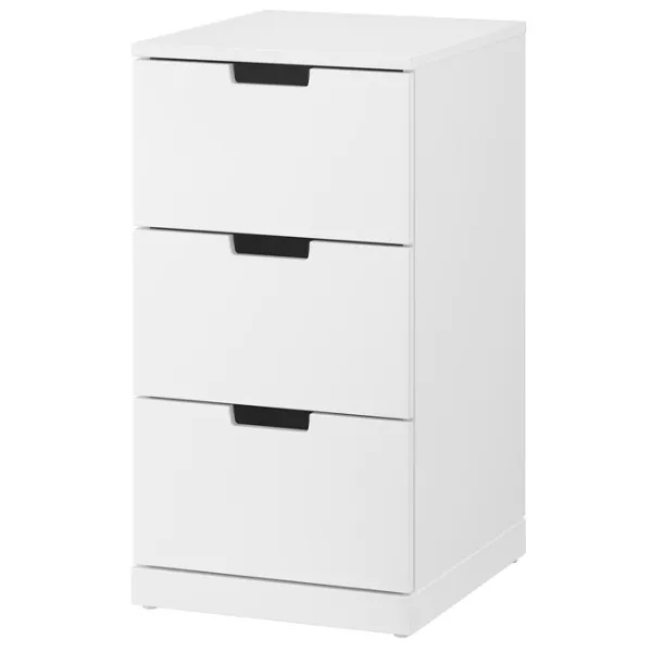 Комод Ikea Nordli 76 x 40 x 47см / МДФ / Белый photo 1
