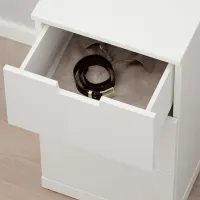 Comodă Ikea Nordli 76 x 40 x 47 / MDF / Alb photo 2
