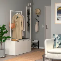 Comodă Ikea Nordli 169 x 120 x 47 / MDF / Alb photo 2