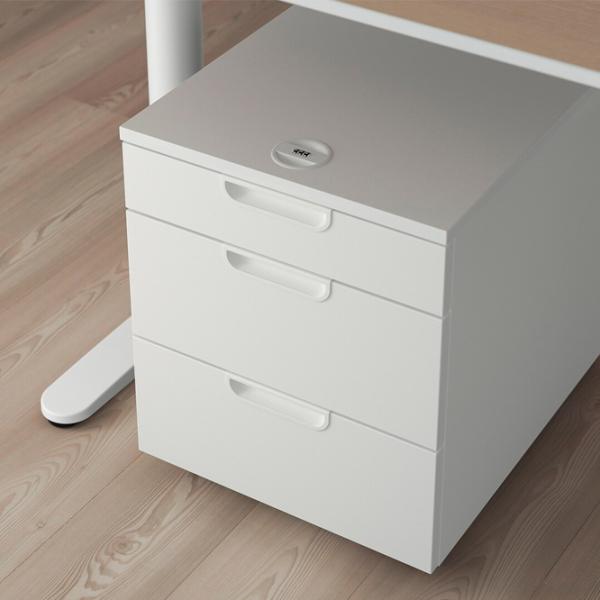 Комод Ikea GALANT 55 x 45 x 60см / МДФ / Белый photo 3