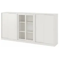 Kухонный шкаф Ikea Tonstad White / Стекло