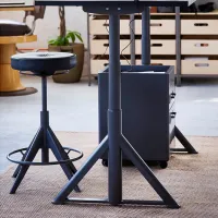 Comodă Ikea Idasen 61 x 42 x 47 / Metal / Gri închis photo 3