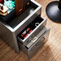 Comodă Ikea Idasen 61 x 42 x 47 / Metal / Gri închis photo 5