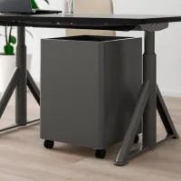 Comodă Ikea Idasen 61 x 42 x 47 / Metal / Gri închis photo 6