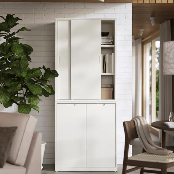 Kухонный шкаф Ikea Tonstad White / ДСП photo 4