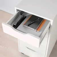 Комод Ikea Alex 76 x 36 x 58см / МДФ / Белый photo 4