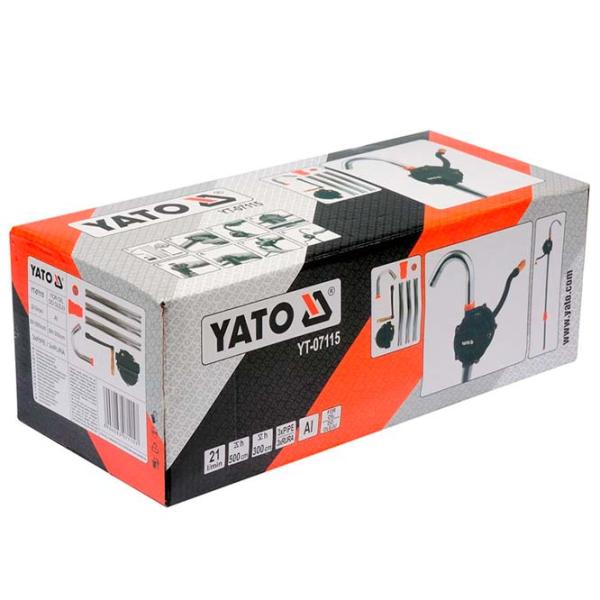 Насос Yato YT07115 Черный / Алюминий photo 3