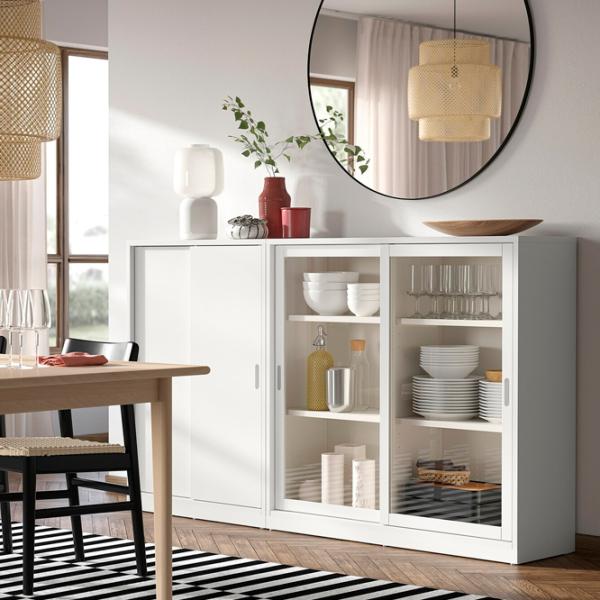 Kухонный шкаф Ikea Tonstad White / Стекло photo 2 Kухонный шкаф Ikea Tonstad White / Стекло photo 2